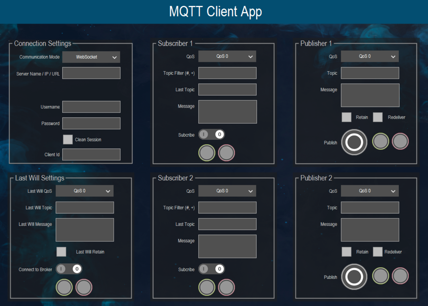 应用示例: MQTT Client SL Example.project